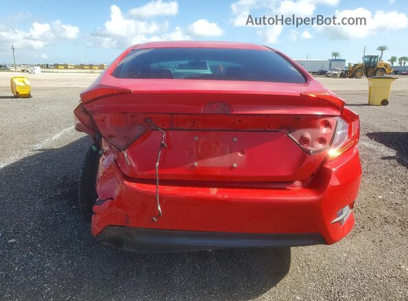 2HGFC2F58GH546116 2016 HONDA CIVIC Red უკანა ხედი
