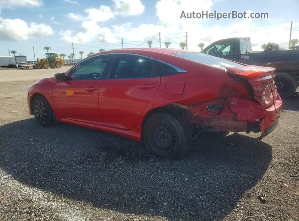2HGFC2F58GH546116 2016 HONDA CIVIC Red უკანა მარცხენა
