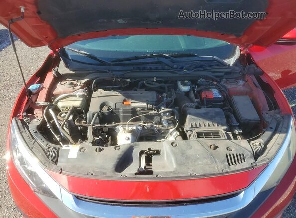 2HGFC2F58GH546116 2016 HONDA CIVIC Red უკანა სალონის ხედი