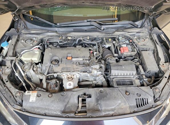 2HGFC2F58HH524778 2017 HONDA CIVIC Black Вид задньої частини салону