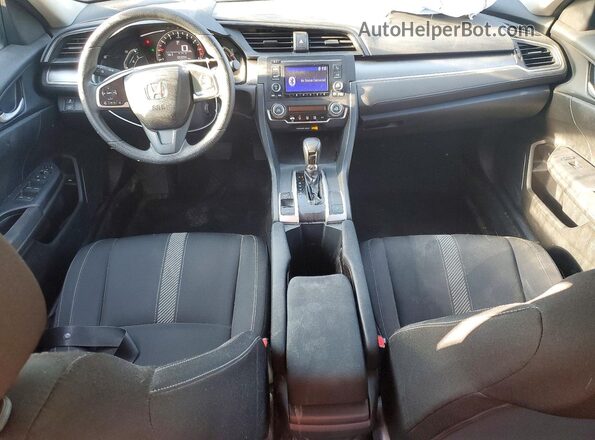 2HGFC2F58HH524778 2017 HONDA CIVIC Black Вид панелі приладів