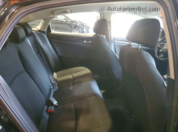 2HGFC2F58HH524778 2017 HONDA CIVIC Black Вид задніх сидінь