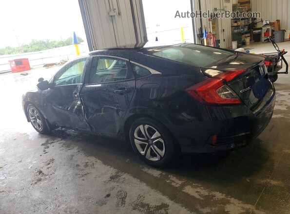2HGFC2F58JH000486 2018 HONDA CIVIC Black Հետևի ձախ