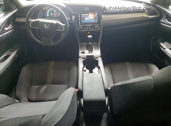 2HGFC2F58JH000486 2018 HONDA CIVIC Black Առջևի վահանակի տեսք
