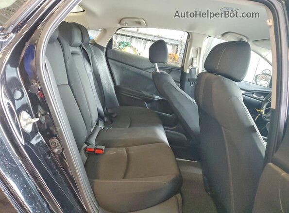 2HGFC2F58JH000486 2018 HONDA CIVIC Black Հետևի նստատեղերի տեսք