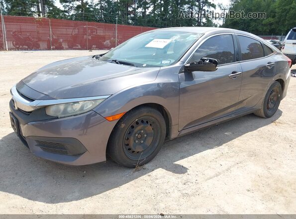2HGFC2F58JH502074 2018 HONDA CIVIC Gray Передня ліва чверть