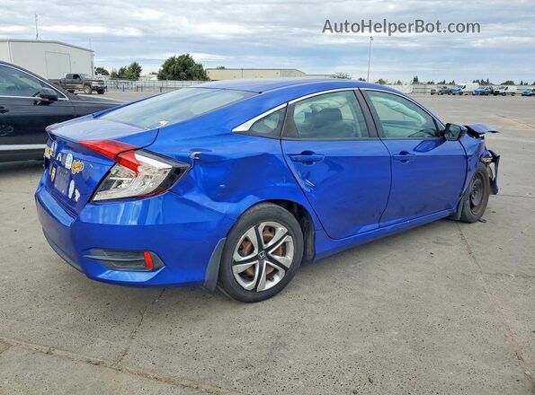 2HGFC2F58JH542333 2018 HONDA CIVIC Blue Rear right