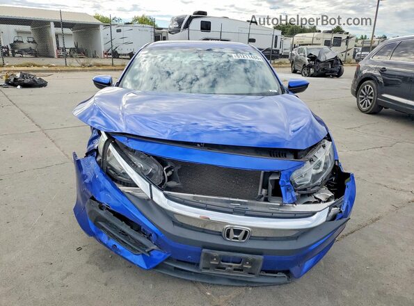 2HGFC2F58JH542333 2018 HONDA CIVIC Blue Front view