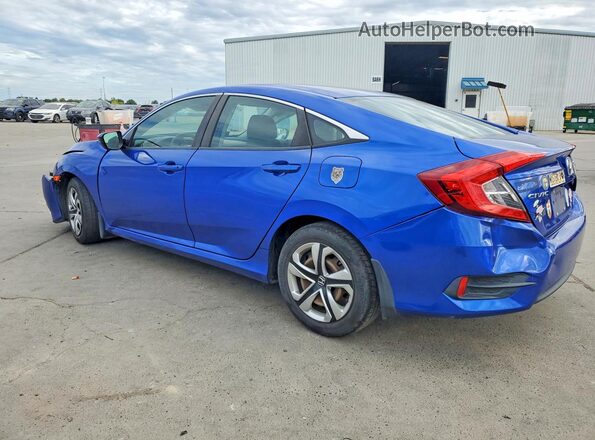 2HGFC2F58JH542333 2018 HONDA CIVIC Blue Rear left
