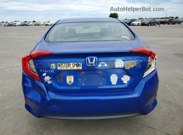 2HGFC2F58JH542333 2018 HONDA CIVIC Blue Rear view