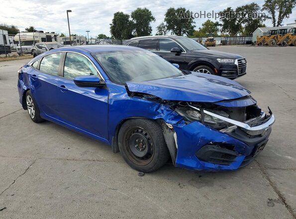 2HGFC2F58JH542333 2018 HONDA CIVIC Blue Front right
