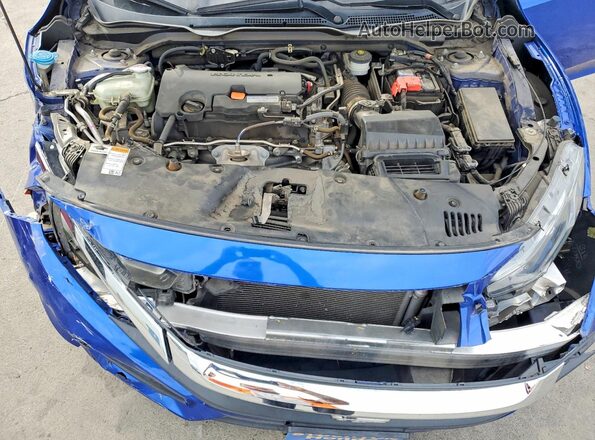 2HGFC2F58JH542333 2018 HONDA CIVIC Blue Rear interior view