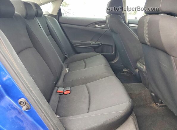 2HGFC2F58JH542333 2018 HONDA CIVIC Blue Rear seats view