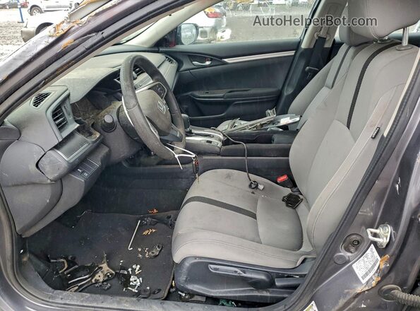 2HGFC2F58JH546818 2018 HONDA CIVIC Gray Вид салону спереду