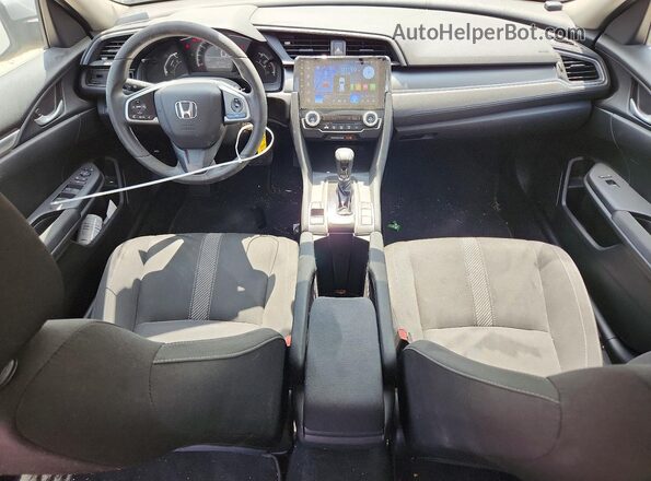 2HGFC2F58JH564557 2018 HONDA CIVIC Серебряный Вид панели приборов