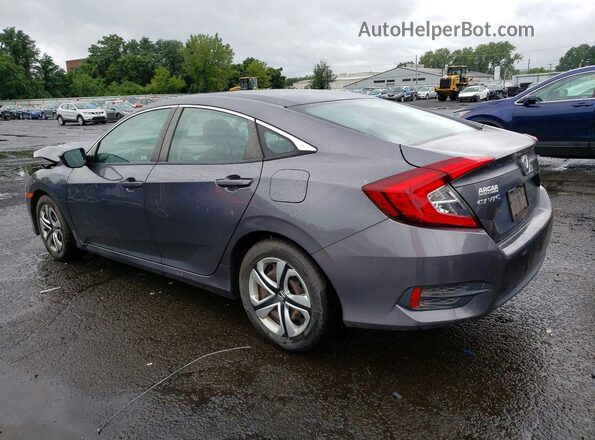 2HGFC2F58JH587837 2018 HONDA CIVIC Gray Հետևի ձախ