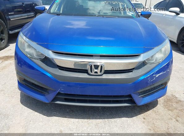 2HGFC2F58JH596893 2018 HONDA CIVIC Blue Вид спереду