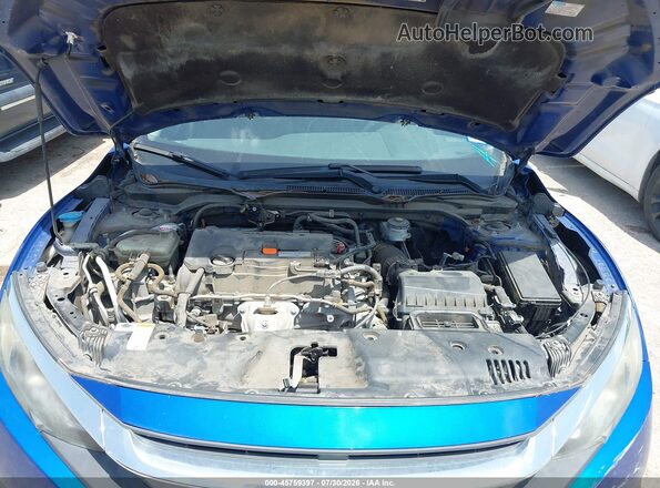 2HGFC2F58JH596893 2018 HONDA CIVIC Blue Вид ззаду