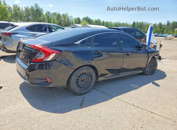 2HGFC2F58LH006694 2020 HONDA CIVIC Black უკანა მარჯვენა