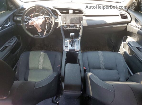 2HGFC2F58LH006694 2020 HONDA CIVIC Black წინა პანელის ხედი