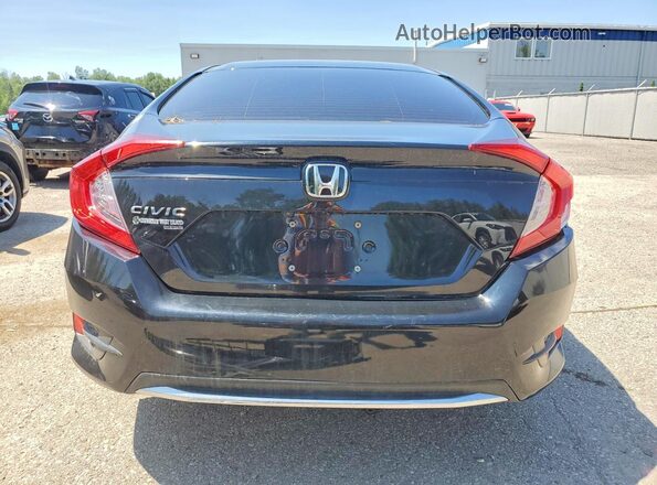 2HGFC2F58LH006694 2020 HONDA CIVIC Black უკანა ხედი