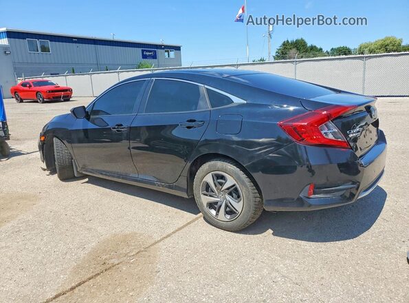 2HGFC2F58LH006694 2020 HONDA CIVIC Black უკანა მარცხენა