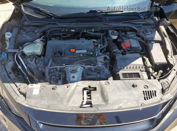2HGFC2F58LH006694 2020 HONDA CIVIC Black უკანა სალონის ხედი