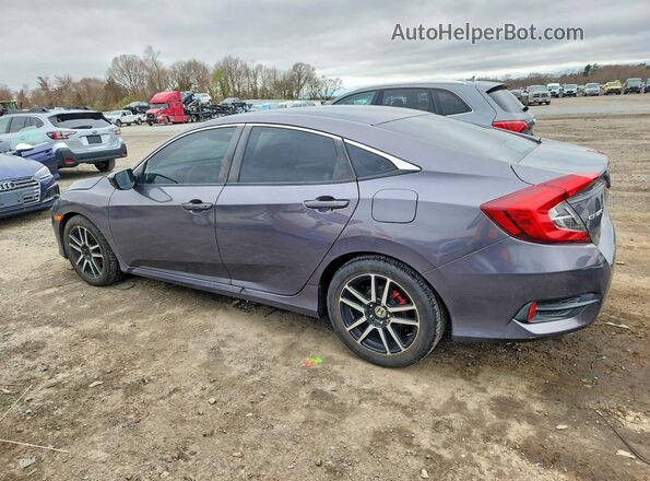 2HGFC2F59GH511519 2016 HONDA CIVIC Gray Rear left