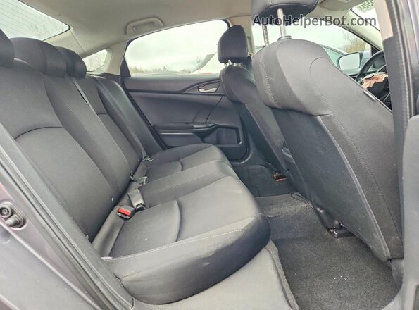 2HGFC2F59GH511519 2016 HONDA CIVIC Gray Rear seats view