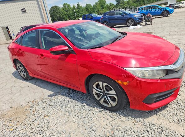 2HGFC2F59GH512685 2016 HONDA CIVIC Red Front right