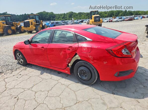 2HGFC2F59GH512685 2016 HONDA CIVIC Red Rear left