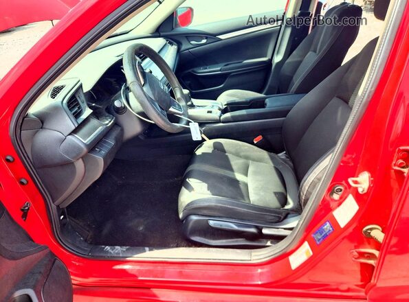 2HGFC2F59GH512685 2016 HONDA CIVIC Red Front interior view