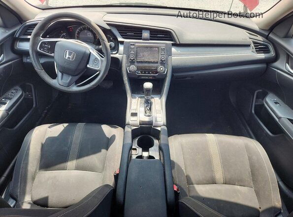 2HGFC2F59GH512685 2016 HONDA CIVIC Red Dashboard view