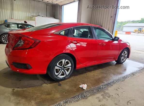2HGFC2F59HH541704 2017 HONDA CIVIC Red Trasero derecho