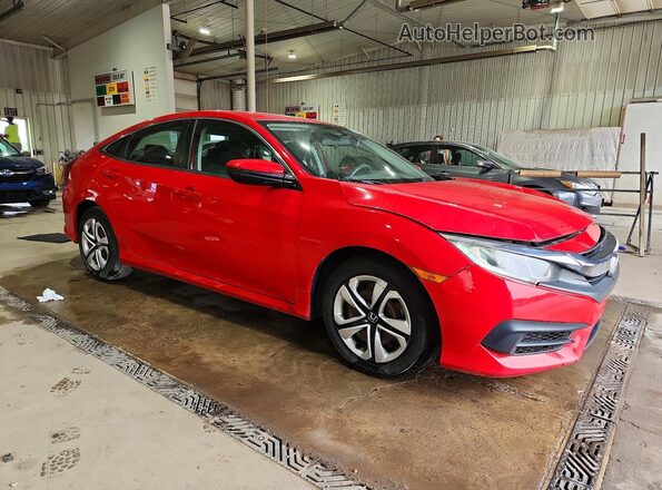 2HGFC2F59HH541704 2017 HONDA CIVIC Red Delantero derecho