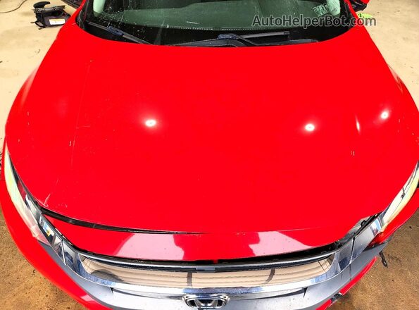2HGFC2F59HH541704 2017 HONDA CIVIC Red Vista interior trasera