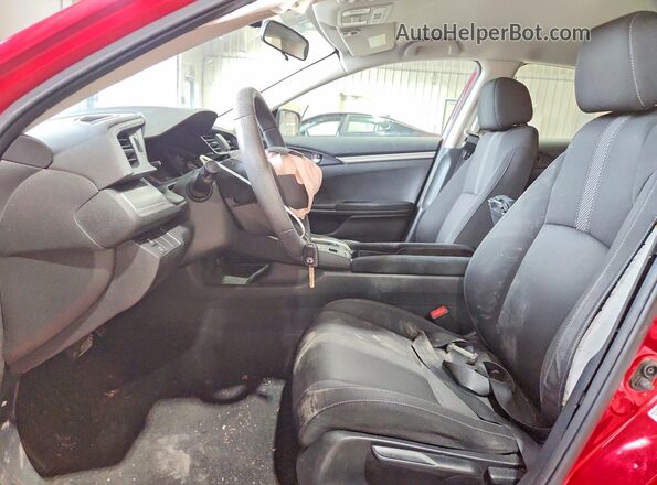 2HGFC2F59HH541704 2017 HONDA CIVIC Red Vista interior delantera