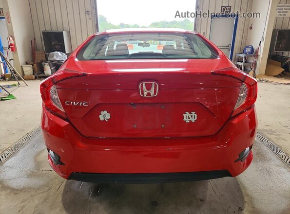 2HGFC2F59HH541704 2017 HONDA CIVIC Red Vista trasera