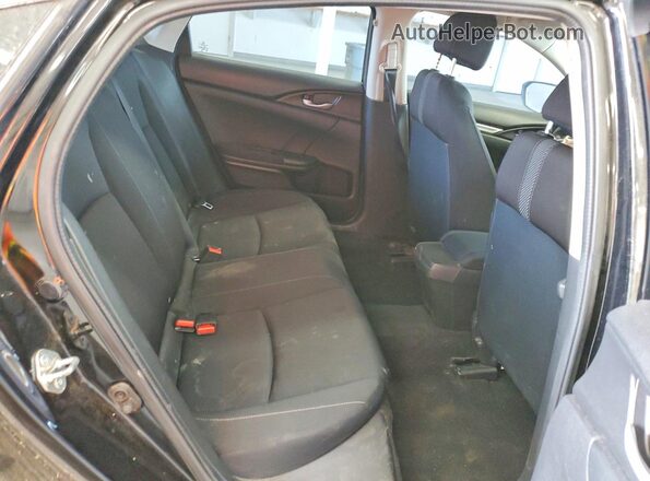 2HGFC2F59HH576677 2017 HONDA CIVIC Black Вид задніх сидінь