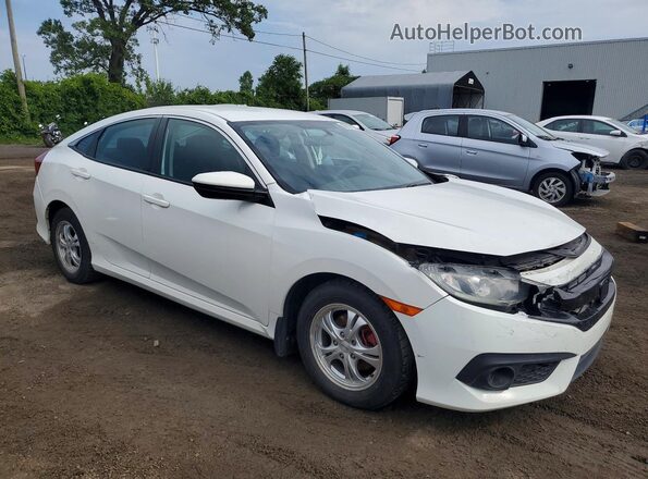 2HGFC2F59JH026059 2018 HONDA CIVIC White Przód prawy