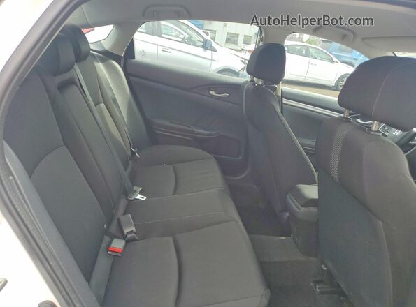2HGFC2F59JH026059 2018 HONDA CIVIC White Widok tylnych siedzeń