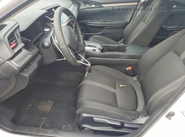 2HGFC2F59JH026059 2018 HONDA CIVIC White Widok wnętrza z przodu