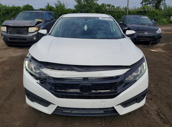 2HGFC2F59JH026059 2018 HONDA CIVIC White Widok z przodu