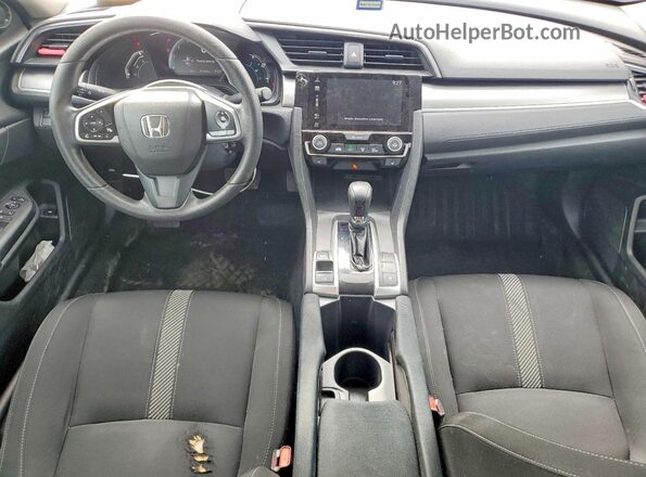 2HGFC2F59JH026059 2018 HONDA CIVIC White Widok deski rozdzielczej