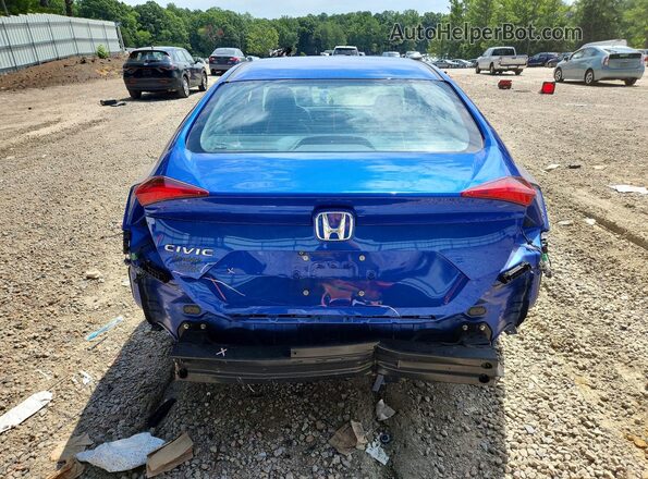 2HGFC2F59JH519417 2018 HONDA CIVIC Синий Вид сзади