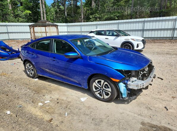 2HGFC2F59JH519417 2018 HONDA CIVIC Синий Передняя правая четверть