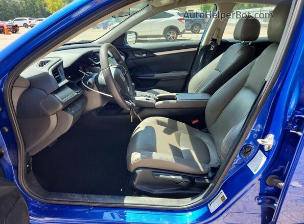 2HGFC2F59JH519417 2018 HONDA CIVIC Синий Вид салона спереди