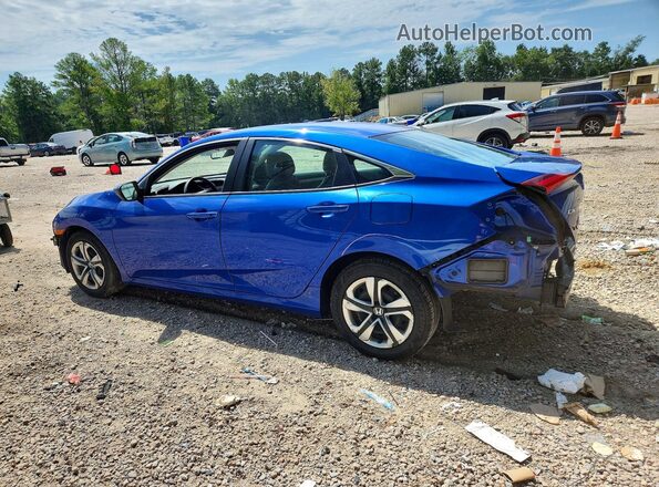 2HGFC2F59JH519417 2018 HONDA CIVIC Синий Задняя левая четверть