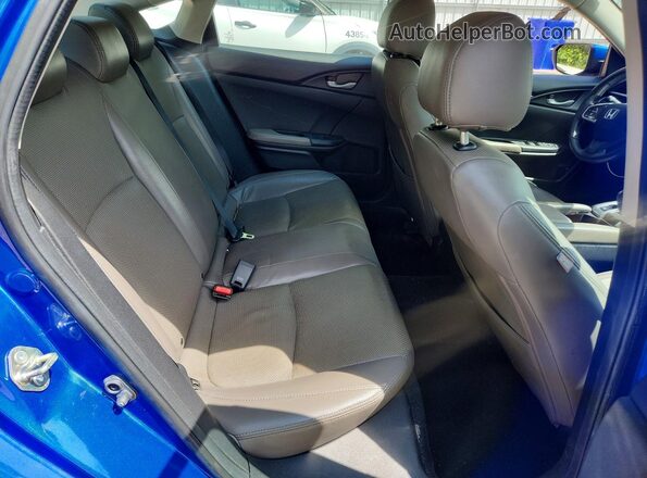 2HGFC2F59JH519417 2018 HONDA CIVIC Синий Вид задних сидений