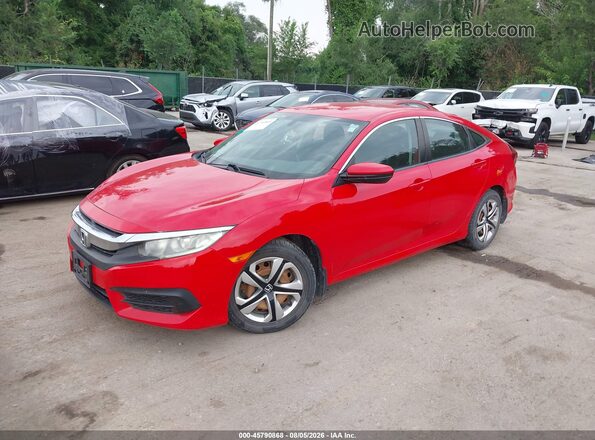 2HGFC2F59JH541725 2018 HONDA CIVIC Red Vista tres cuartos delantera izquierda